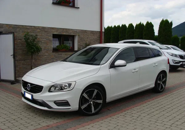 samochody osobowe Volvo V60 cena 53000 przebieg: 162000, rok produkcji 2016 z Limanowa